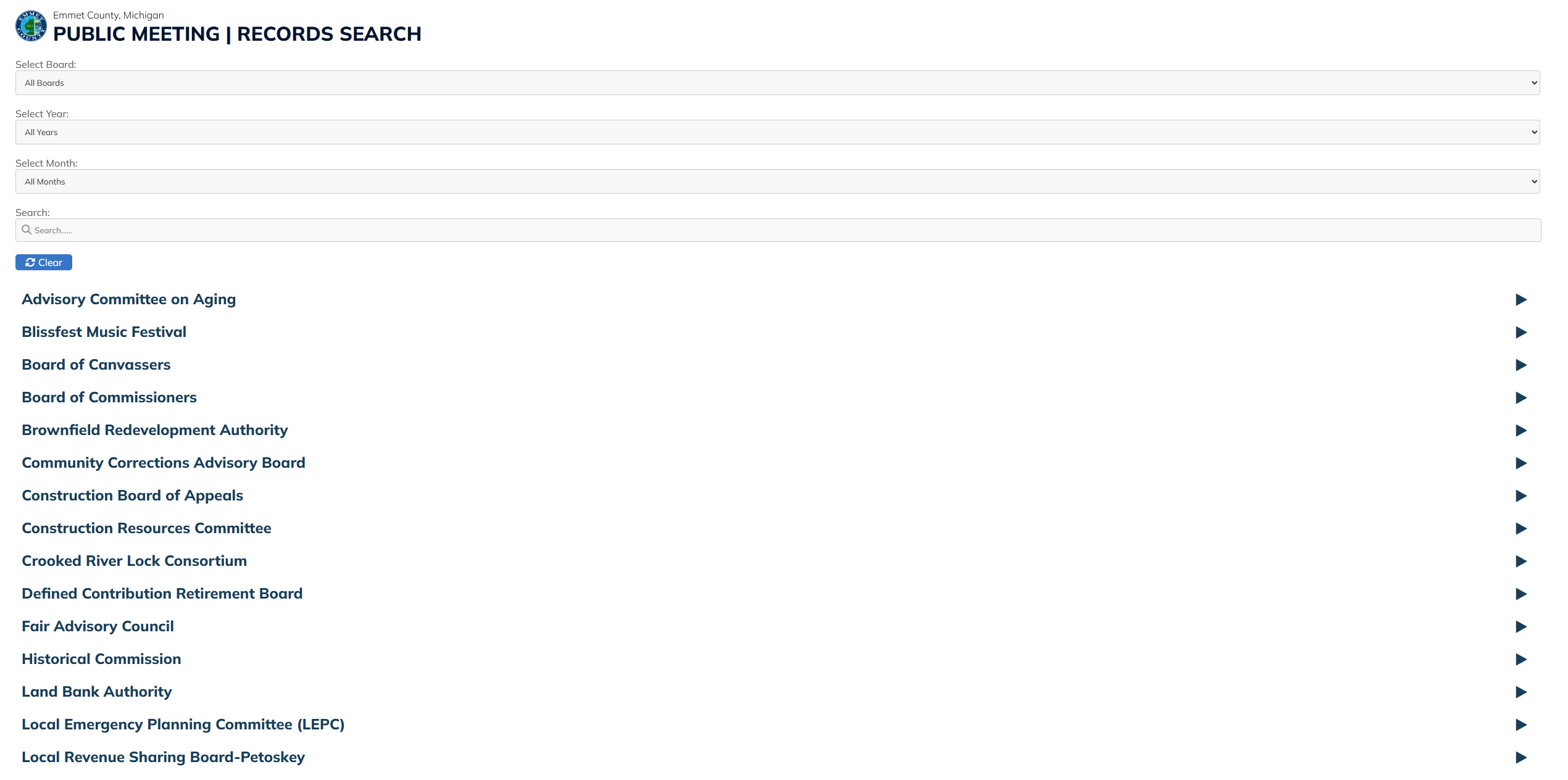 Public Records Search Platform